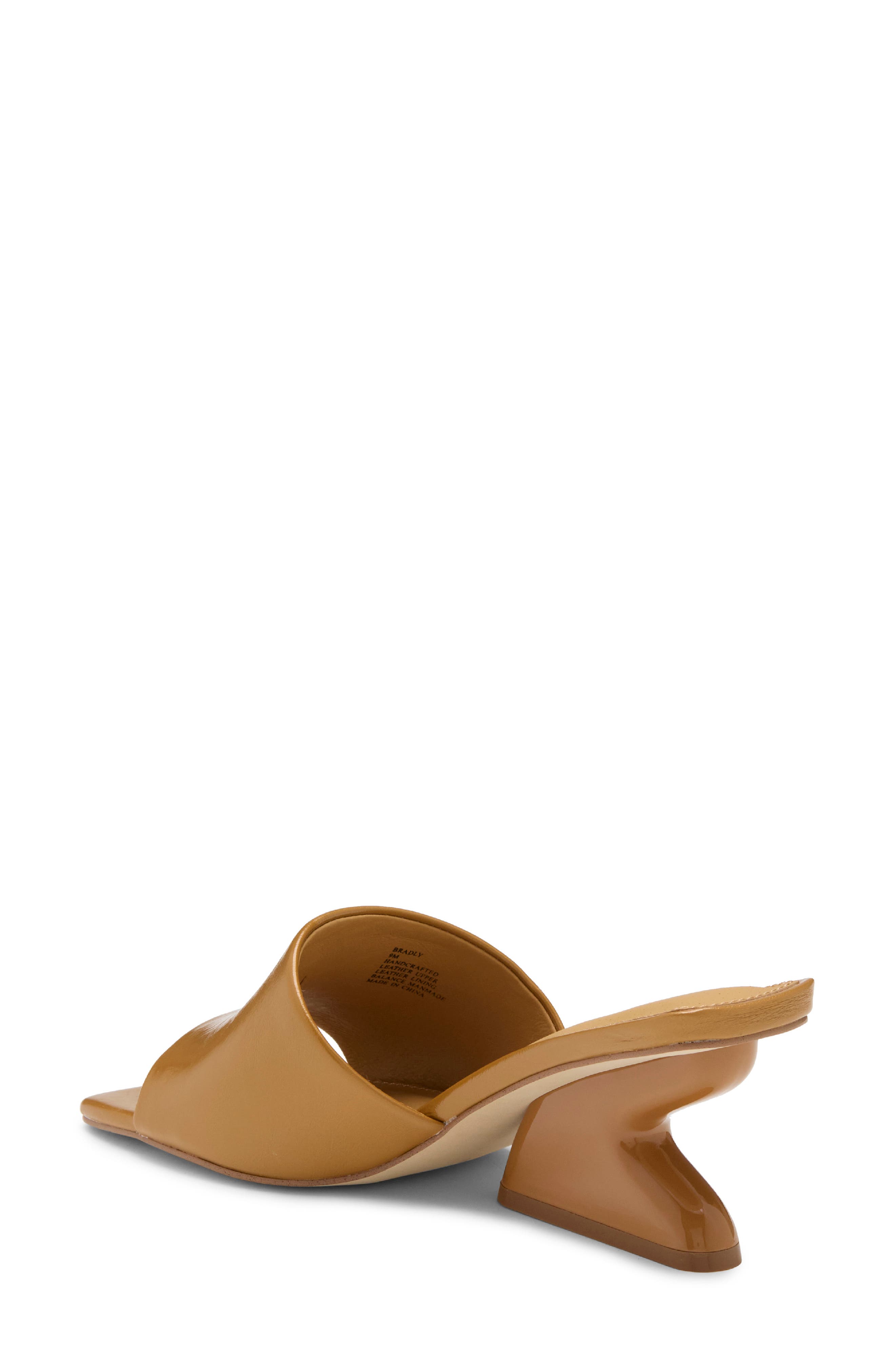 Bradley Slide Sandal, Alternate, color, BRONZE WRINKLE LEATHER