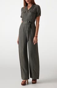 GUESS Nalini Tie Waist Jumpsuit