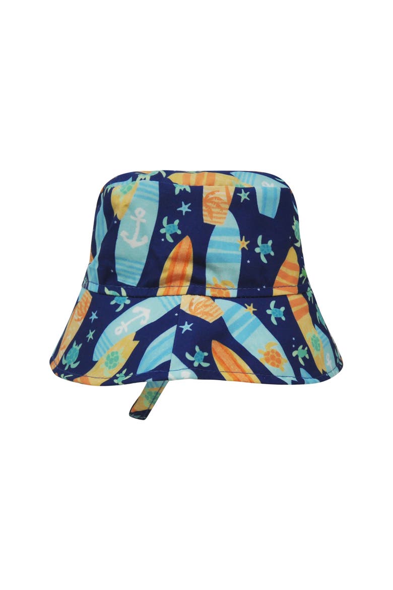 Kids UPF 50+ Lightweight, UV Blocking Bucket Sun Hat, Main, color, Beachy Boards