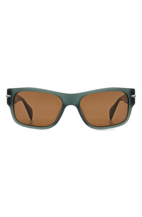 55mm Rectangular Sunglasses