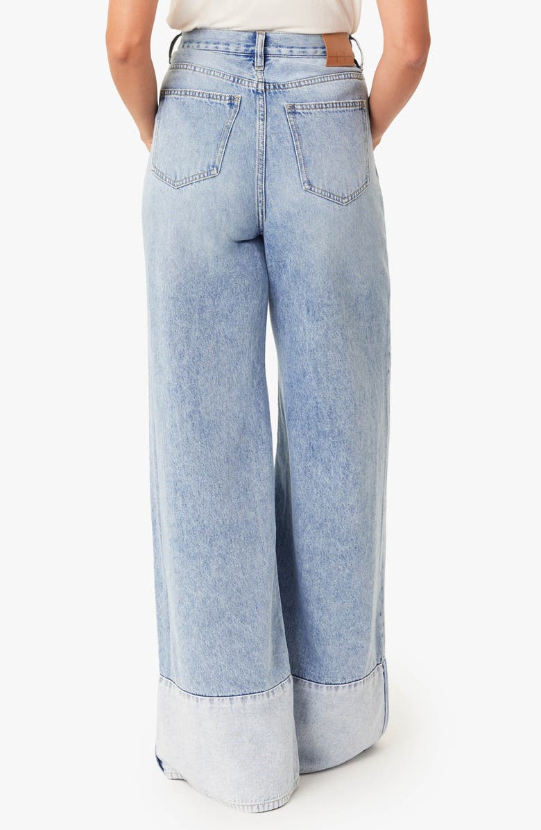 Habitual Emerson Cuff Flare Jeans, Alternate, color, Aire