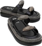 Prologue Shoes Finery Embellished Platform Slide