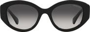 Swarovski 53mm Gradient Cat Eye Sunglasses