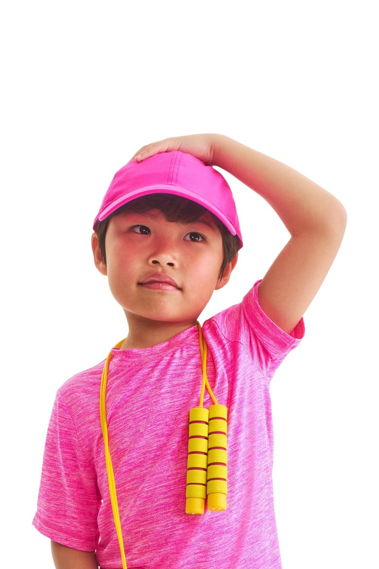 Kids Staycool Stretch Baseball Cap, Alternate, color, Dragonfruit