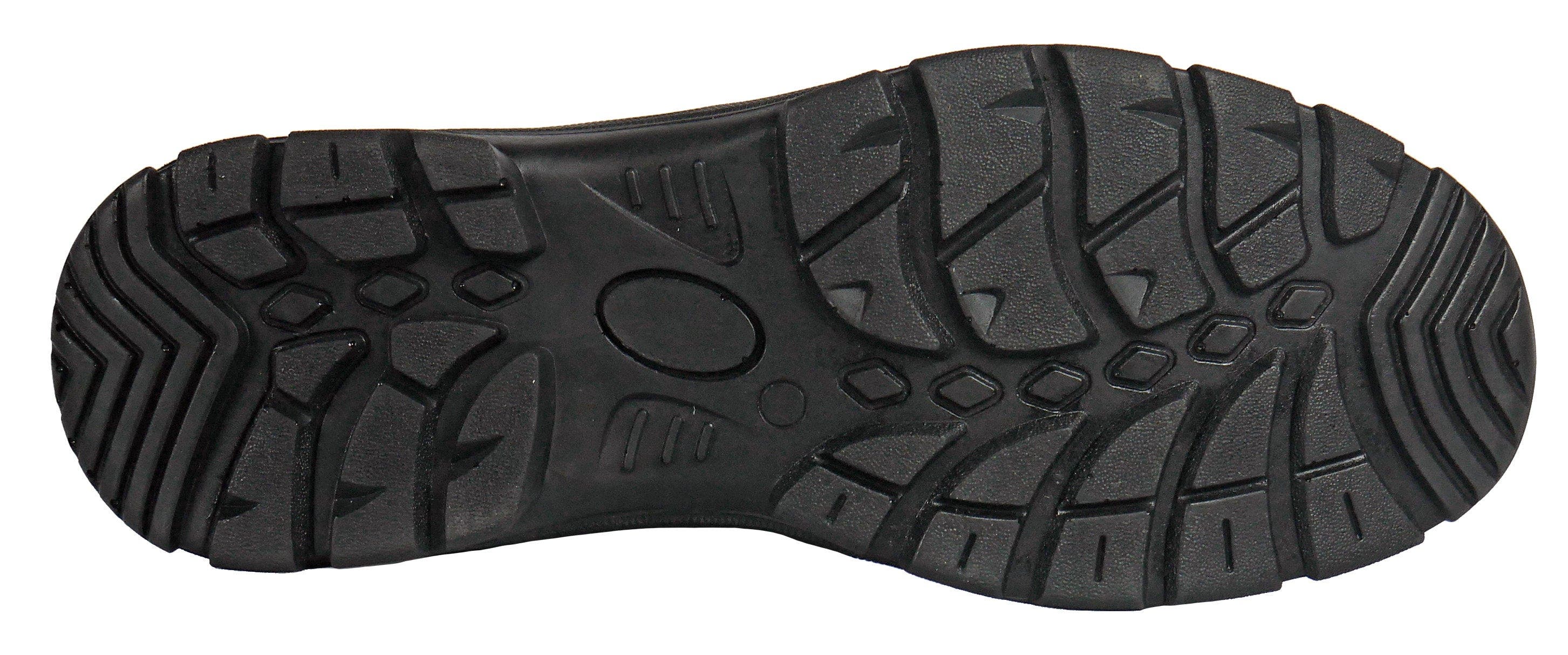 Hoss Boot Company HOSS Watchman 8 Inch Soft Toe Side Zip Work Boot, Alternate, color, Black