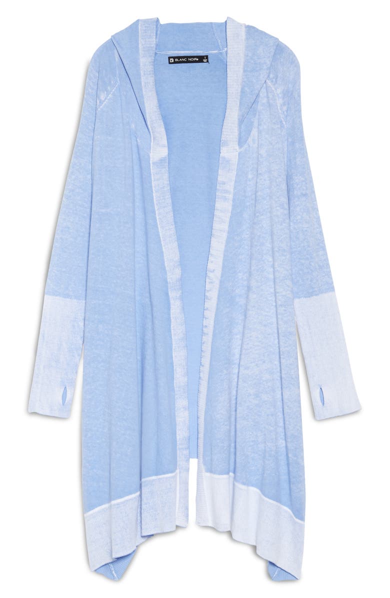 Blanc Noir Huntress Hooded Cardigan, Alternate, color,