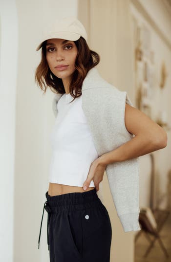 Zella Cloud Fleece Sweatshirt Nordstrom