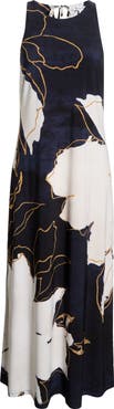 Tommy Bahama Jasmina Gilded Petal Sleeveless Maxi Dress