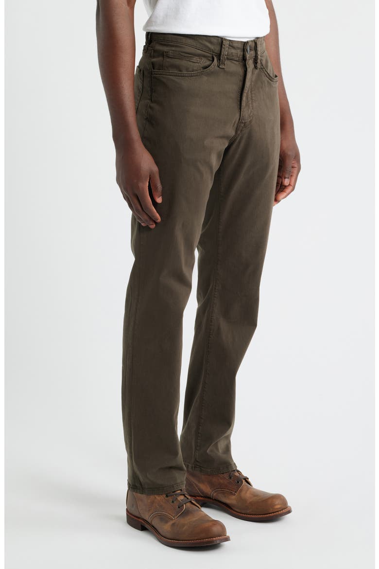 Charisma Relaxed Straight Leg Twill Pants, Alternate, color, CACTUS GREEN TWILL