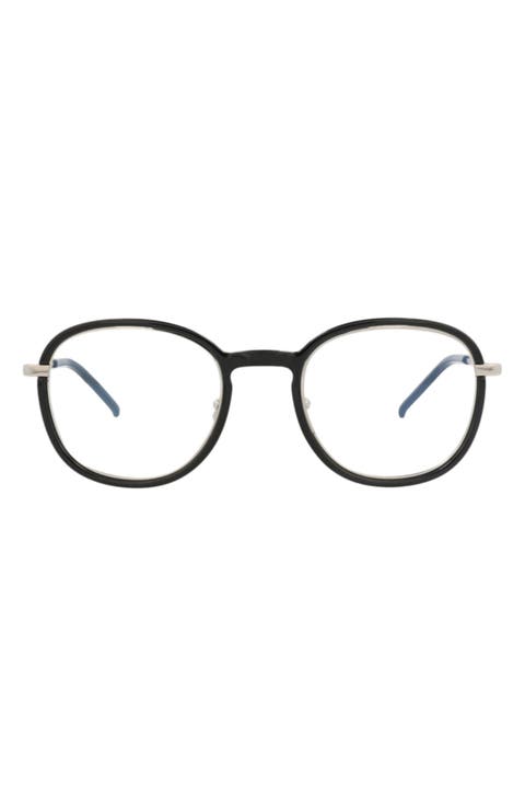 49mm Round Sunglasses
