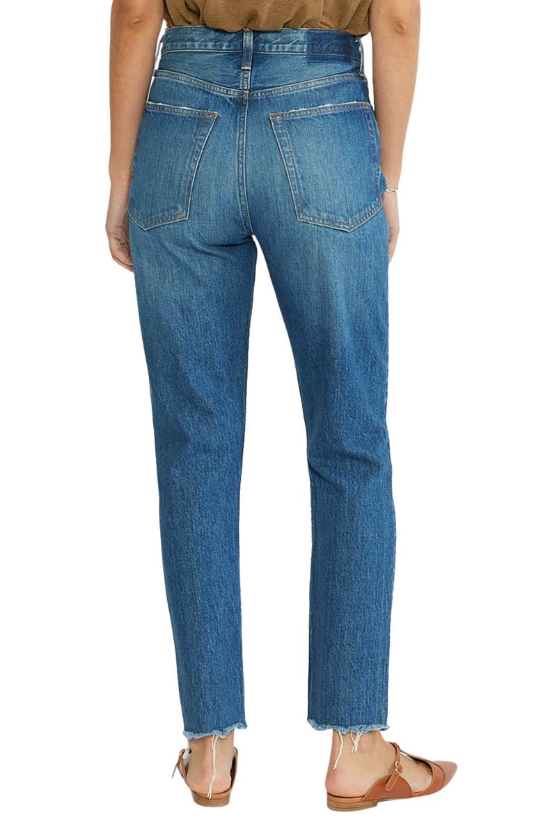 ÉTICA Marcella Ripped Organic Cotton Slim Jeans, Alternate, color,