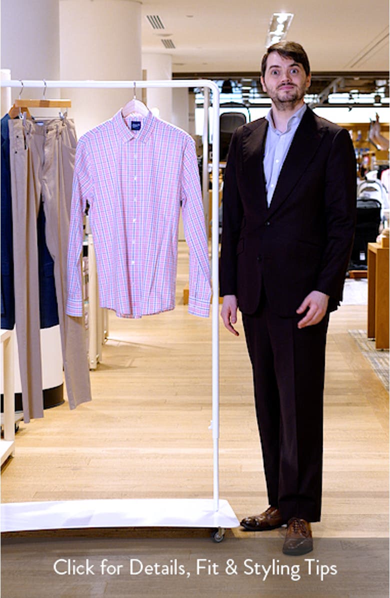 Tinsley Plaid Everyday Performance Button-Down Shirt, sales video thumbnail