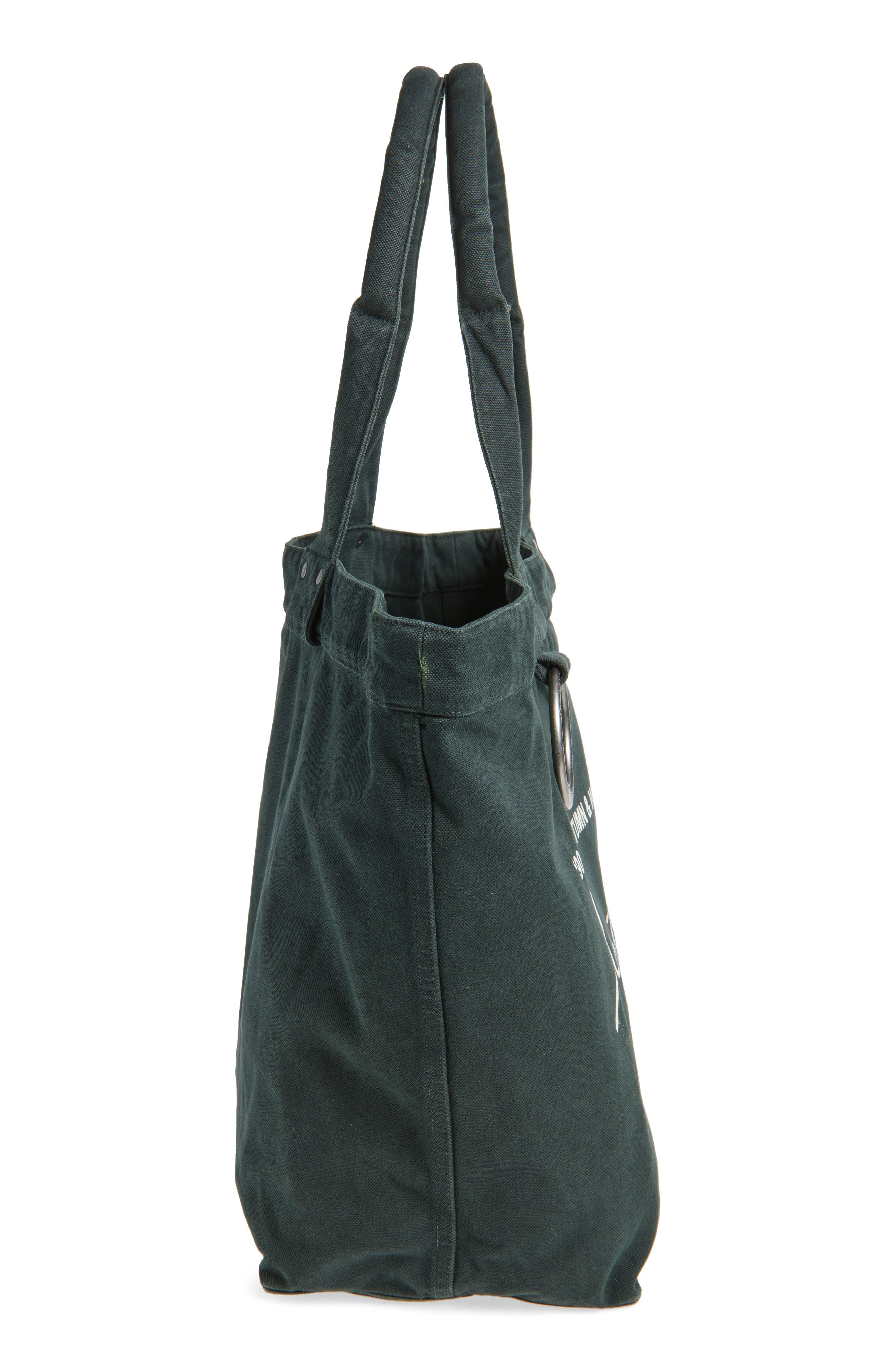 Martine Rose Bondage Canvas Tote, Alternate, color, Green