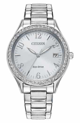 Citizen Eco-Drive® Crystal Bracelet Watch, 34mm