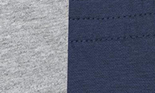 Nike Kids' Crew Tee & Knit Shorts Set In Navy