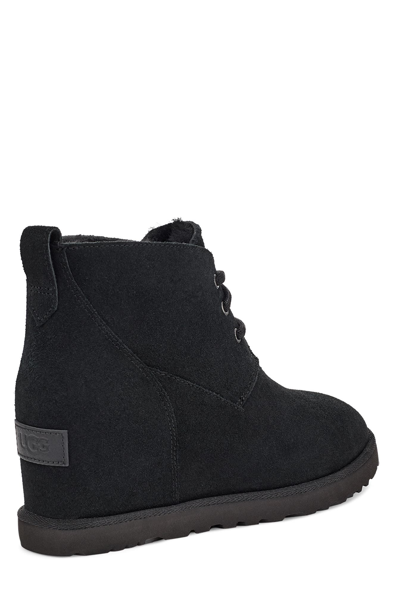 UGG<sup>®</sup> UGG Classic Femme Lace-Up Genuine Shearling Lined Bootie, Alternate, color, 
