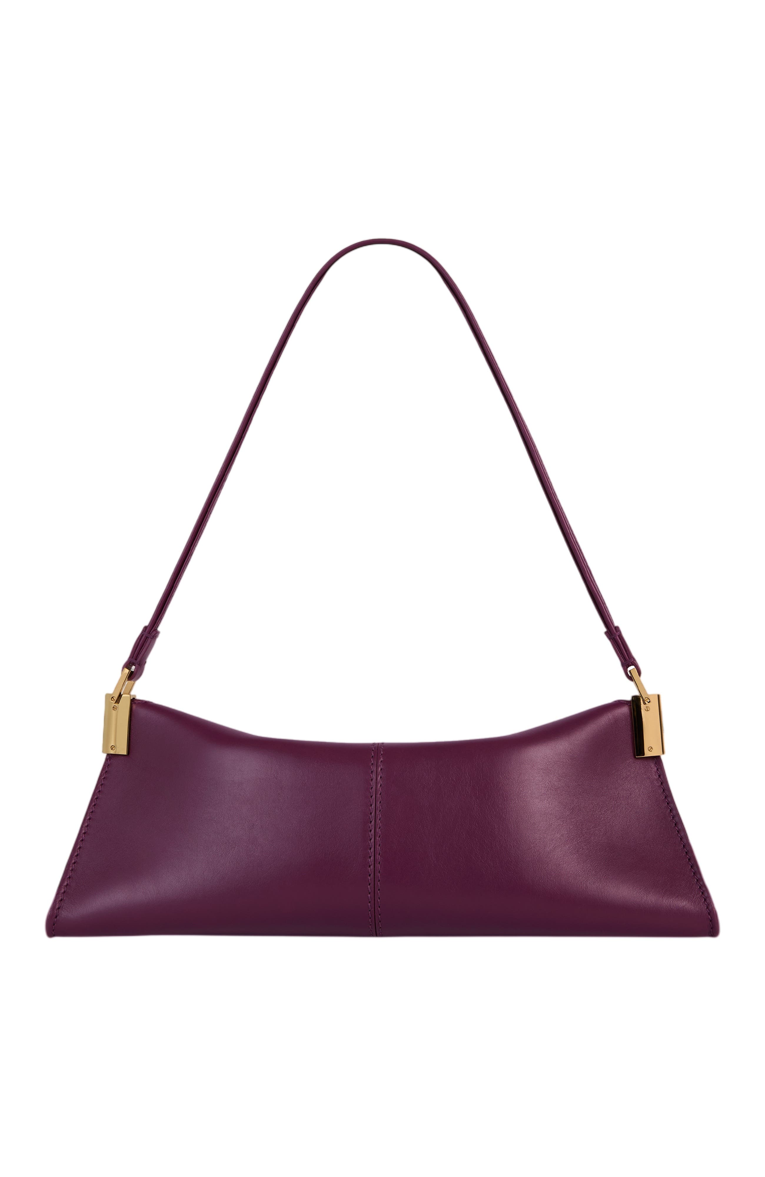 64-83 Small Bag in Smooth Leather, Alternate, color, purple