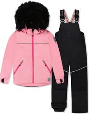 Deux par Deux Girl Discover Fleece Jacket Snow Pants Two Piece Snowsuit