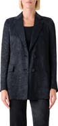 Akris punto Relaxed Fit Crinkled Satin Jacket