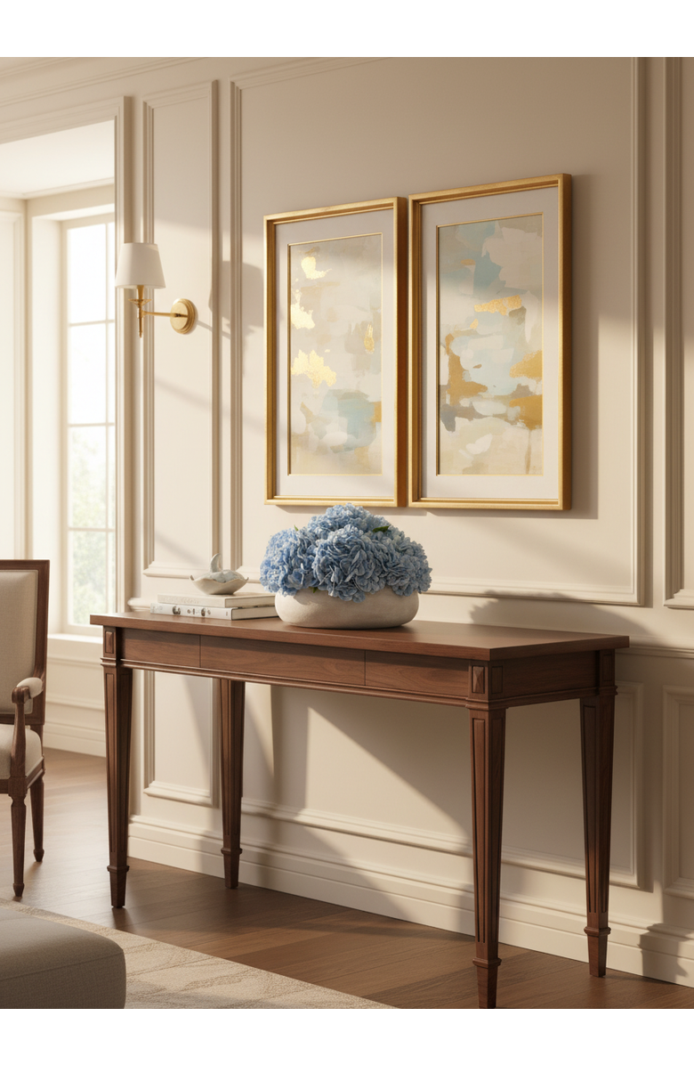CocoBella Ezri RealTouch Hydrangea, Alternate, color, Azure