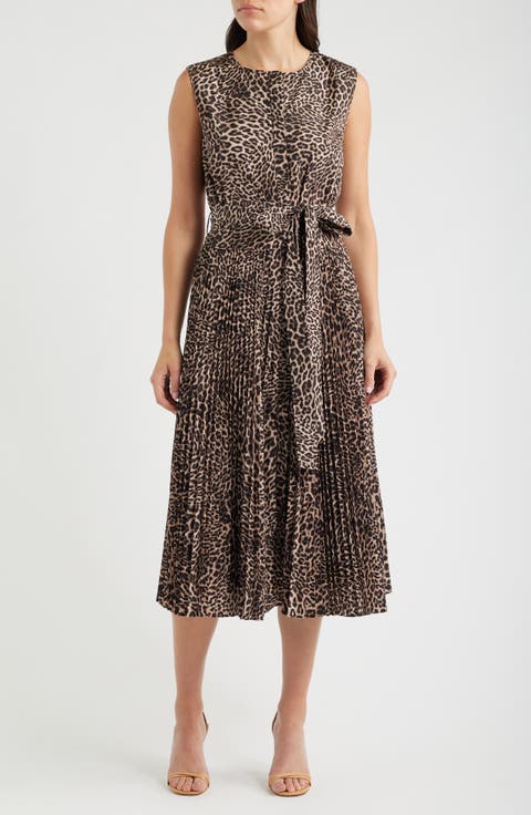 Stella Leopard Print Midi Dress