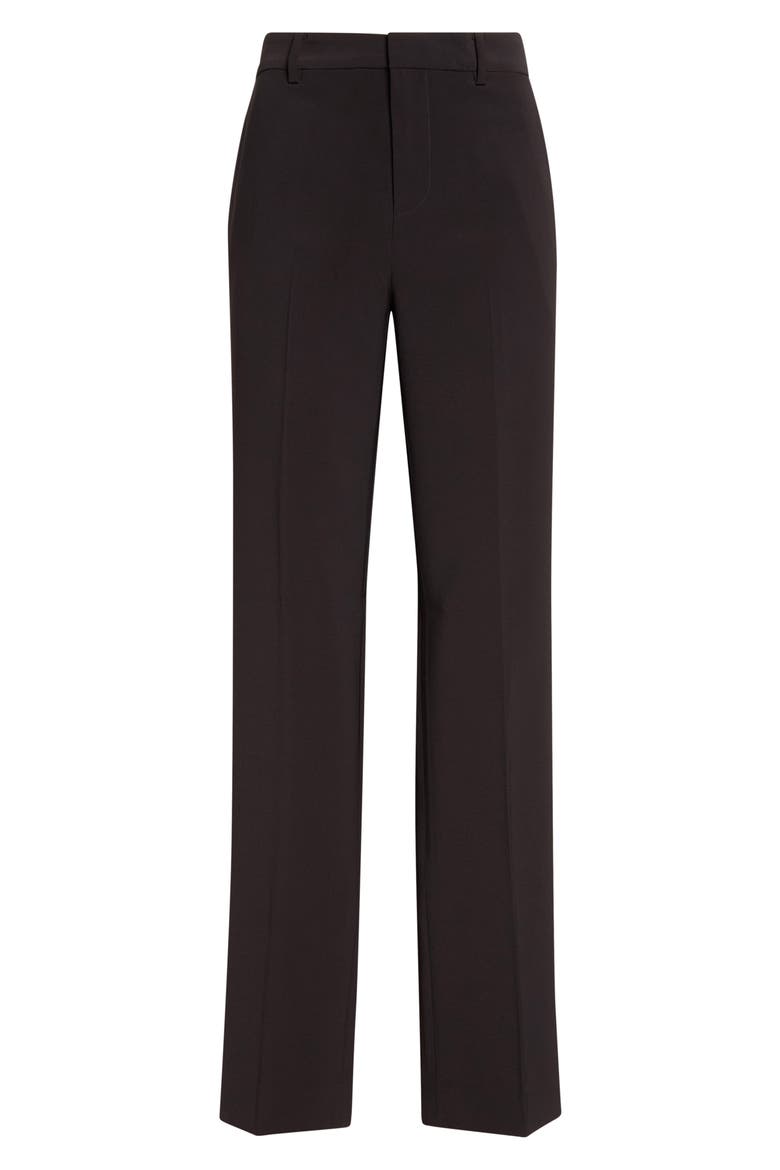 Korette Stretch Crepe Pants, Main, color, BLACK