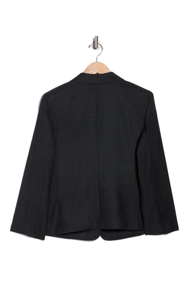 Slim Fit Notch Lapel Virgin Wool Blazer, Alternate, color, NEW CHARCOAL MELANGE