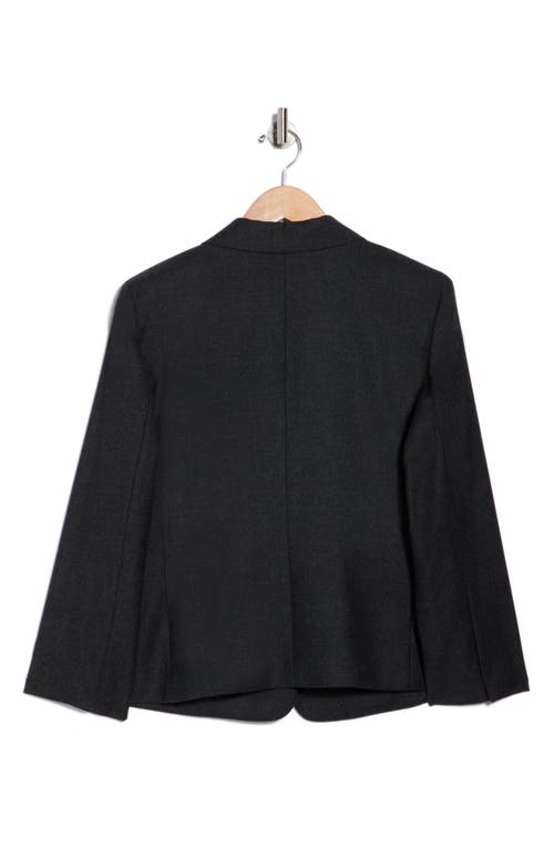 Theory Slim Fit Notch Lapel Virgin Wool Blazer In Black