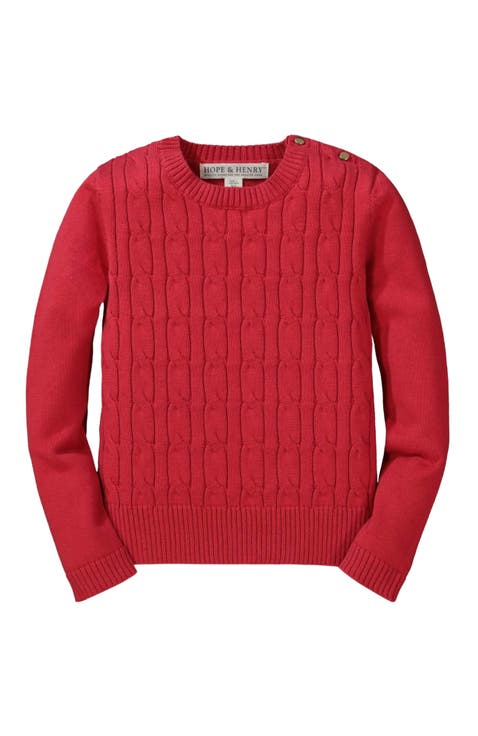 Baby Girls' Cable Front Sweater, Infant