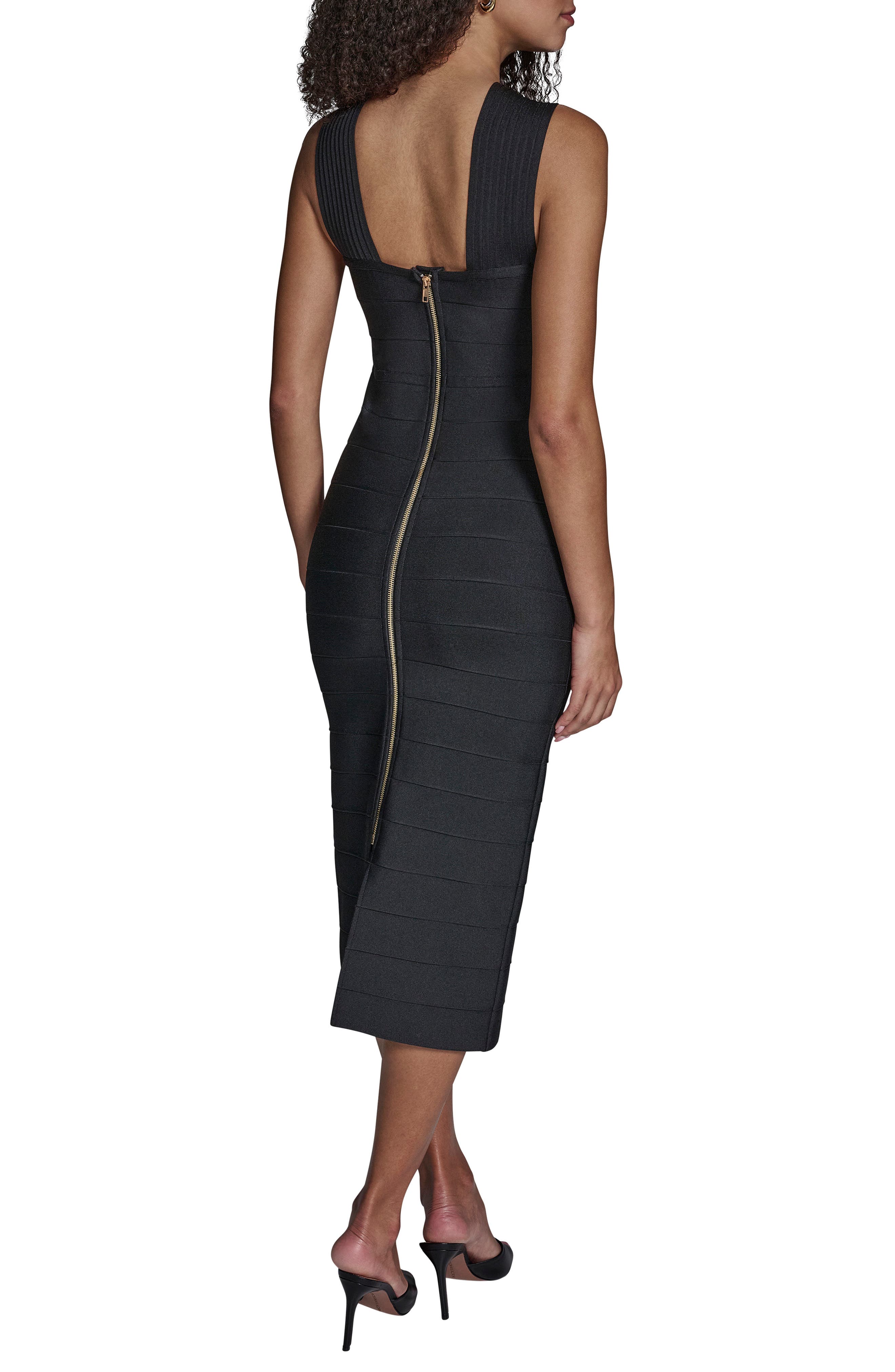Bandage Body-Con Midi Dress - image 2