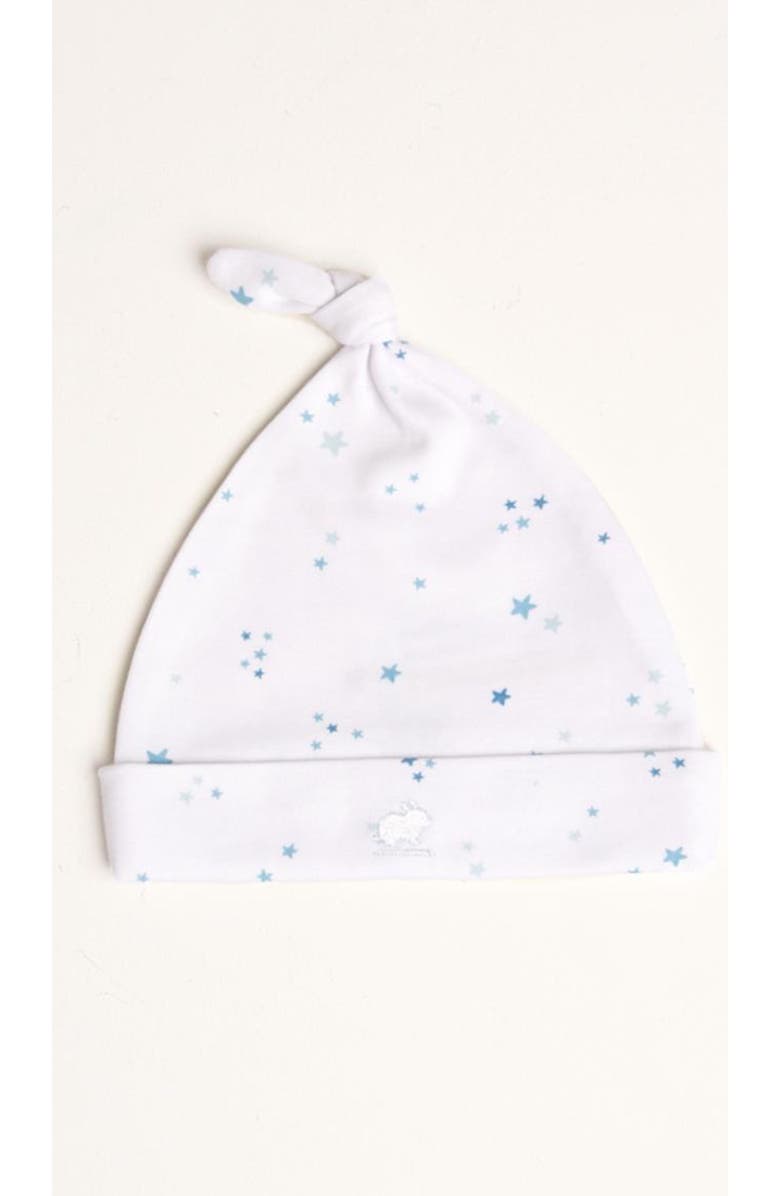 Babycottons Shine Knot for Infant, Main, color, White/Blue