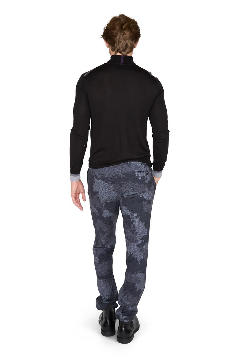 Ronald Merino Wool Turtleneck Sweater, Alternate, color, Black