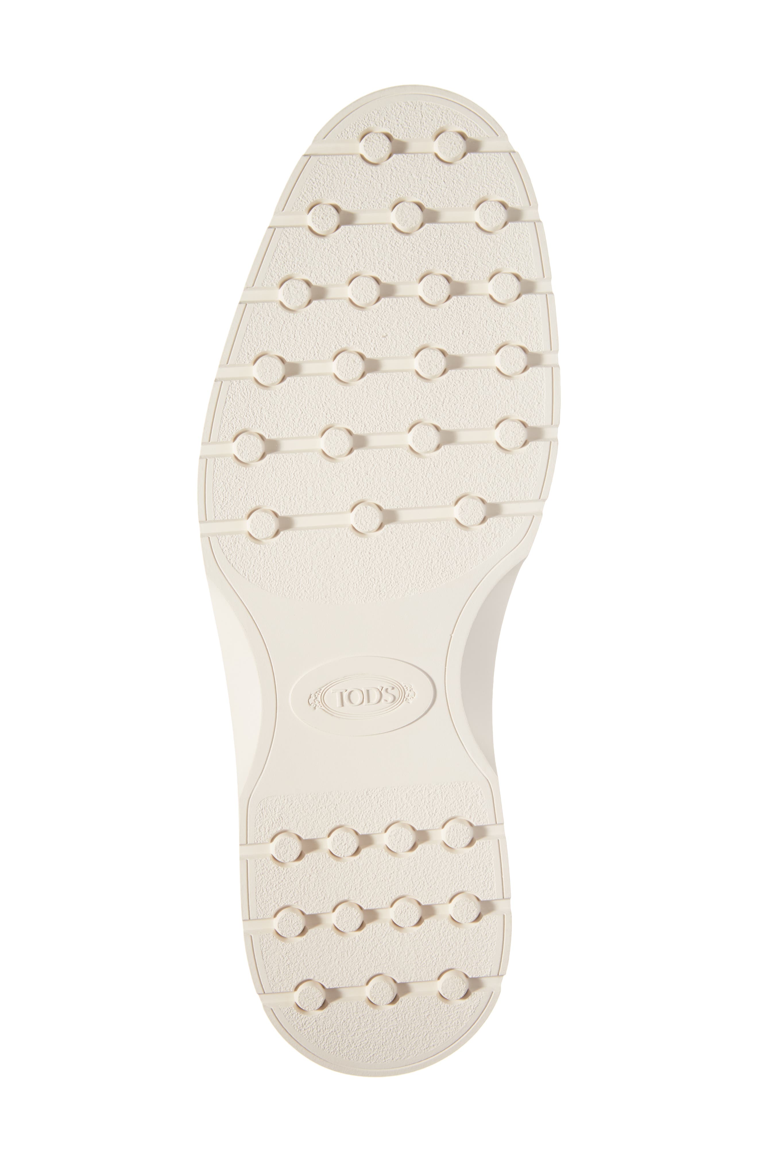 Tod's Monogram Loafer, Alternate, color, Creta Chiaro