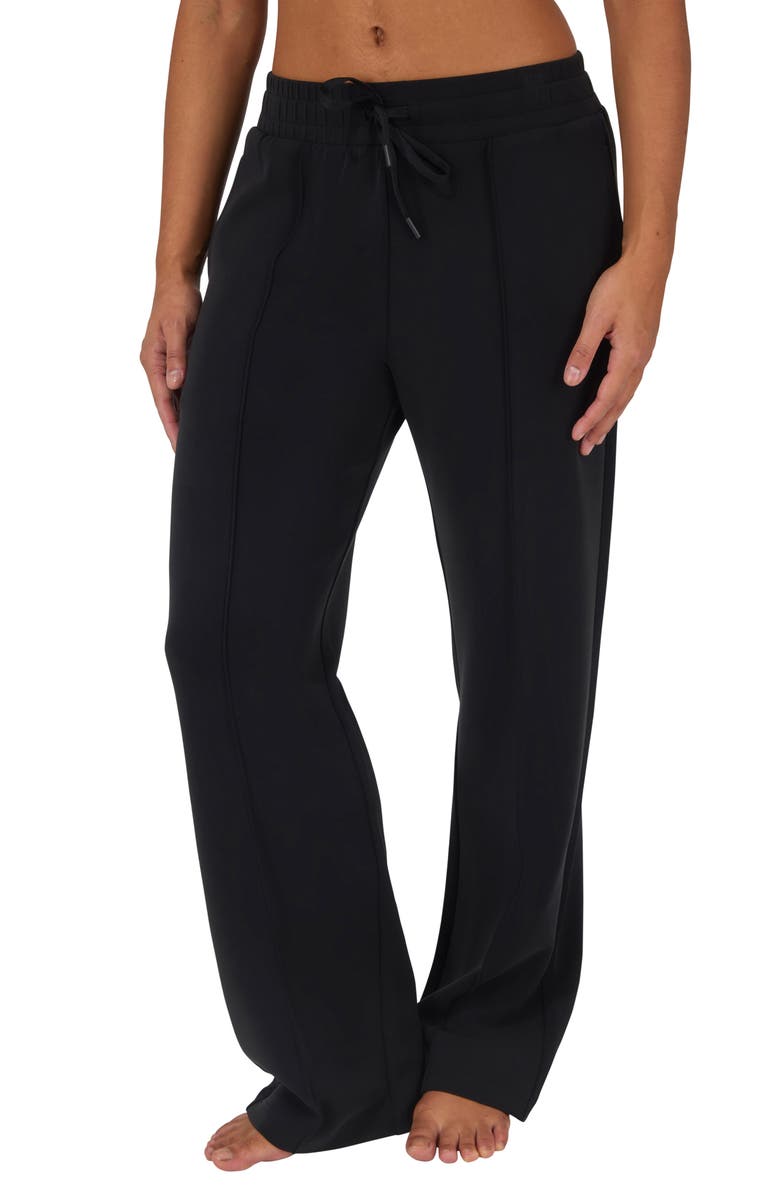 YOGALICIOUS SoftLite Timeless Pintuck Sandwash Pants, Alternate, color, Black