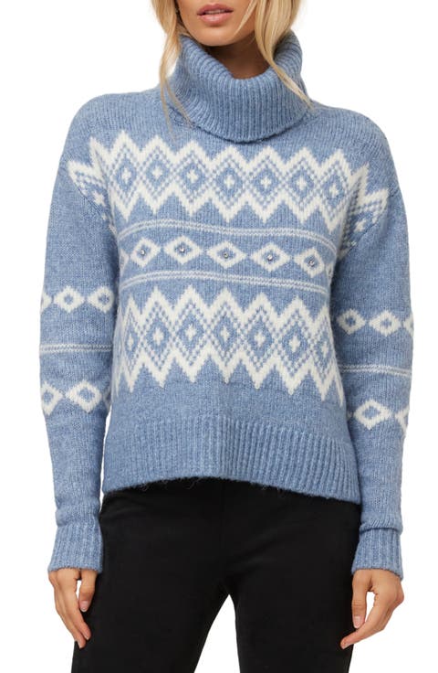Esther Jacquard Turtleneck Sweater