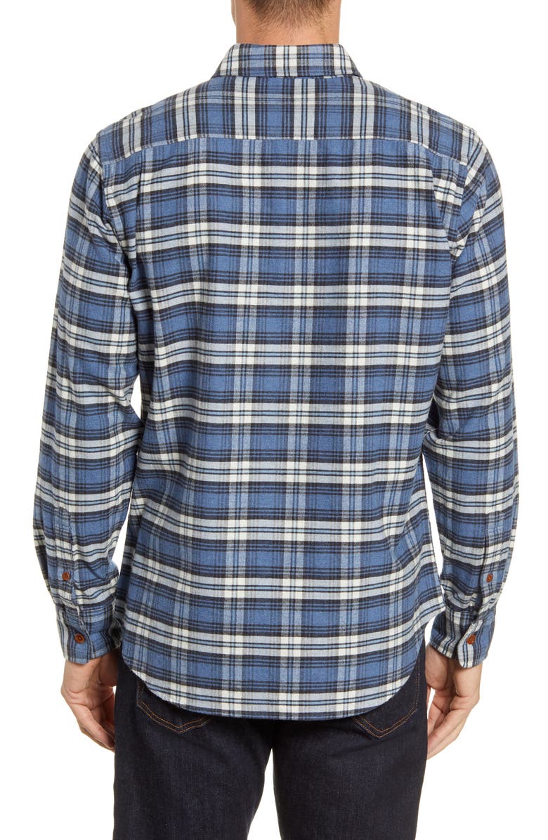 Faherty Seaview Long Sleeve Flannel Button-Up Shirt, Alternate, color, 