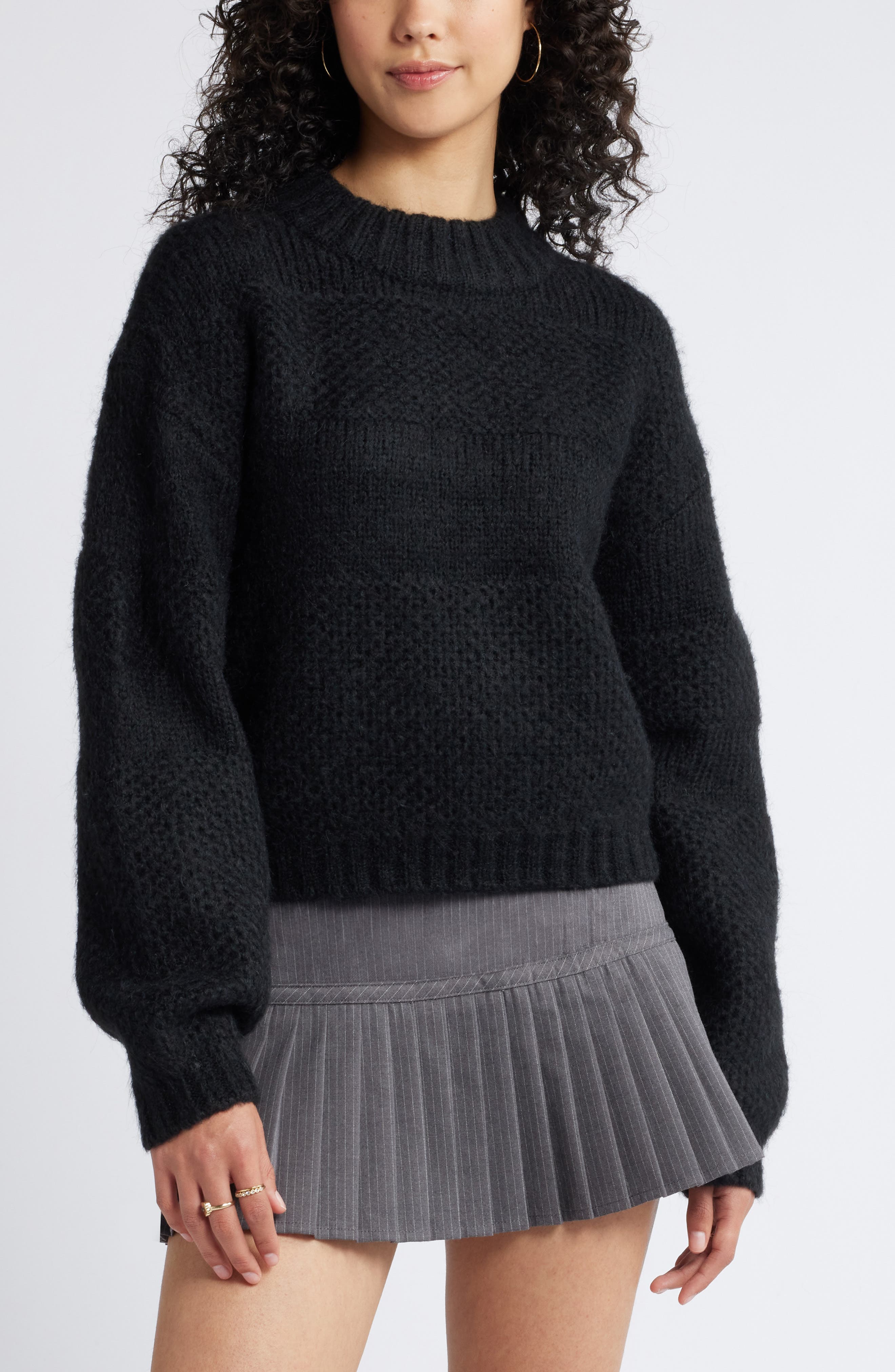 BP. Textured Relaxed Sweater