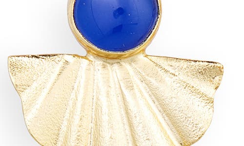 Panacea Lapis Lazuli Linear Drop Earrings