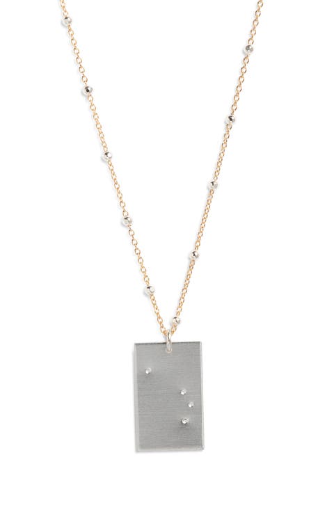 Zodiac Constellation Pendant Necklace