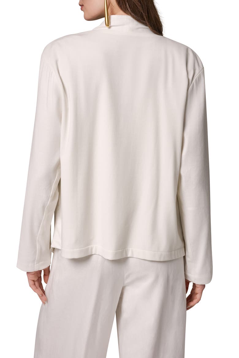 Drape Front Jacket, Alternate, color, CREAM