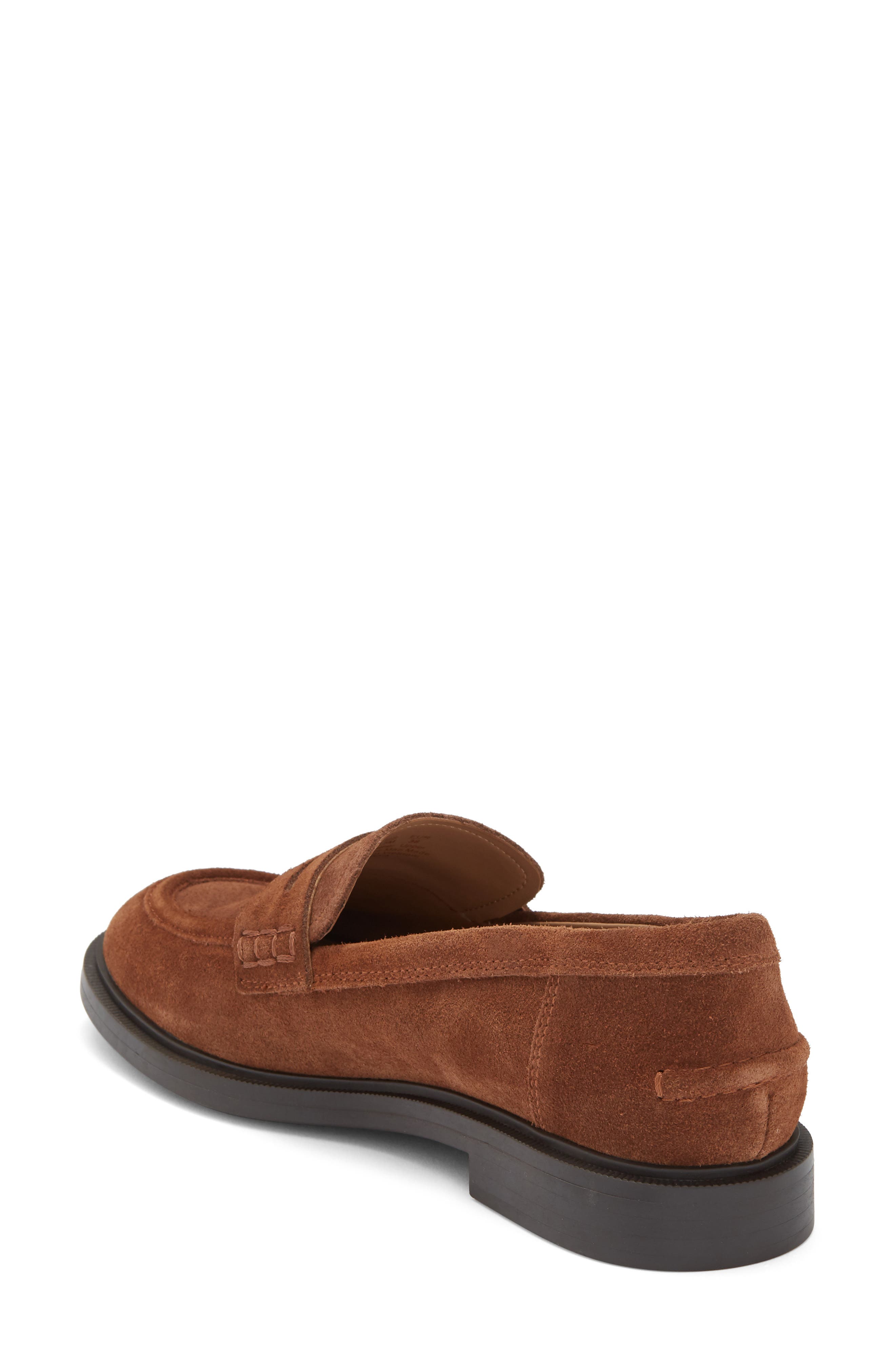Enya Leather Loafer, Alternate, color, DARK TERRA TOFFEE