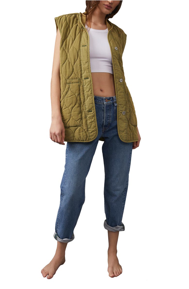 Free People We the Free Billy Quilted Vest, Alternate, color, 