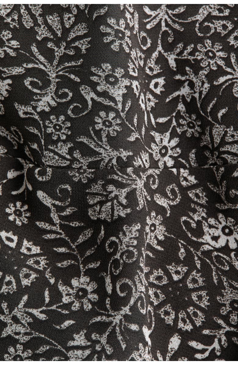 H&M Draped-panel Tiered Skirt, Alternate, color, 