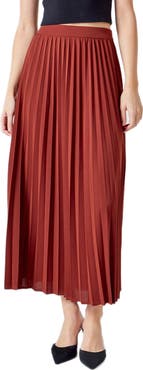 Endless Rose Pleated Maxi Skirt