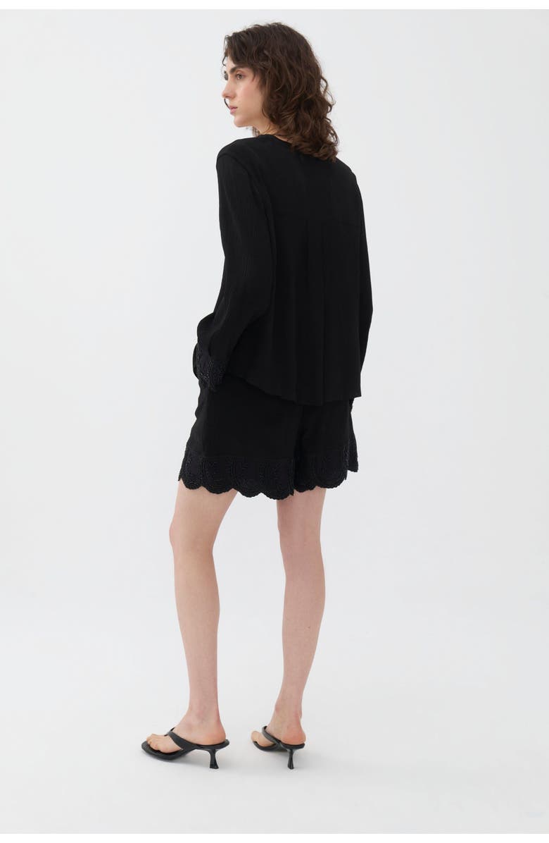 Nocturne Stone Detailed Shorts, Alternate, color,