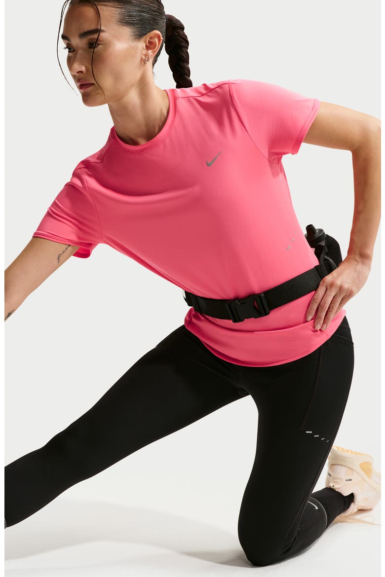 Swift Dri-FIT Short Sleeve Running Top, Alternate, color, SEA CORAL