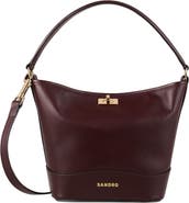 SANDRO Tangoso mini leather bag