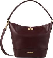 SANDRO Tangoso mini leather bag
