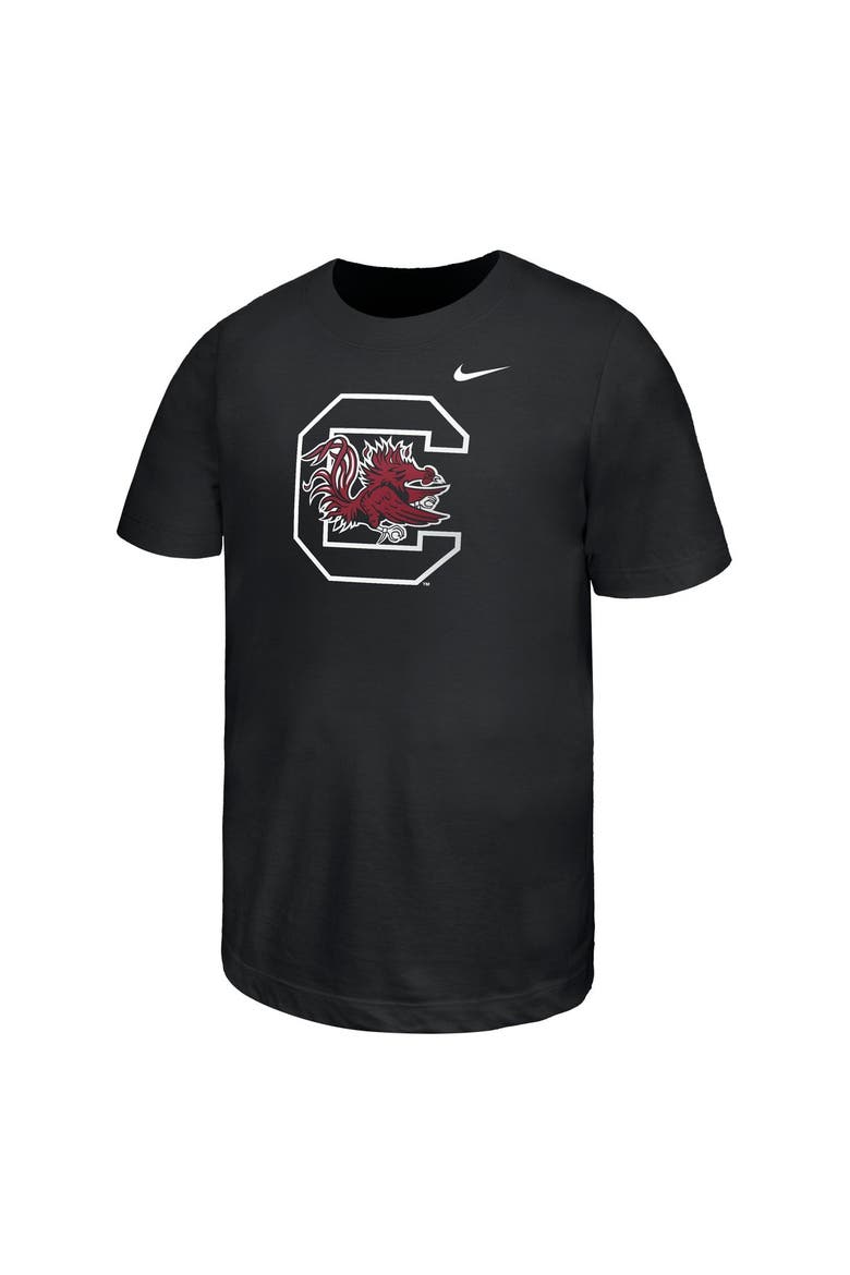 Youth Nike Black South Carolina Gamecocks Primary Logo T-Shirt, Main, color, Black