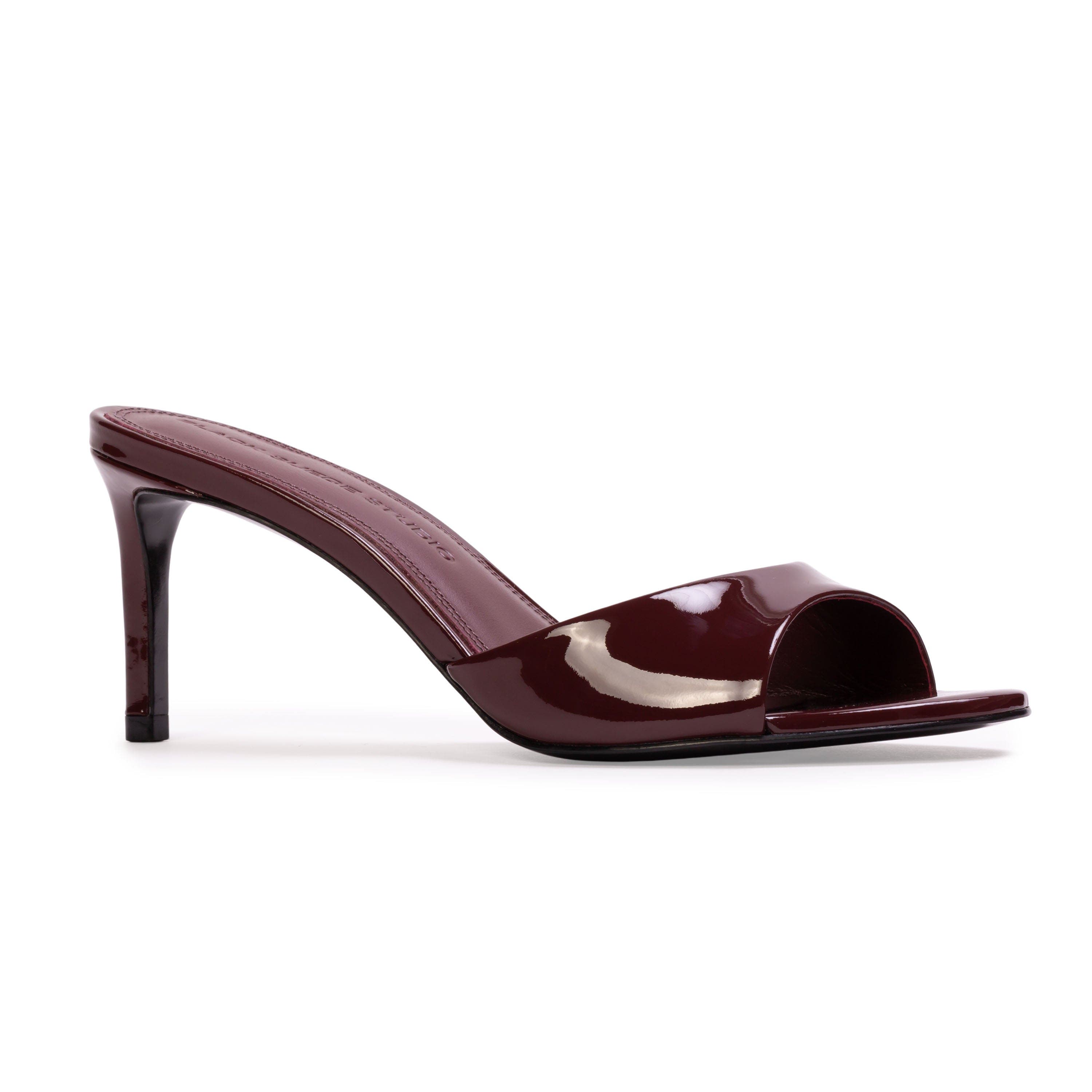 Freddie 65 Patent Mule, Alternate, color, Ruby Patent Leather